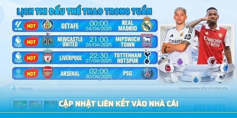 Cập nhật liên kết vào nhà cái